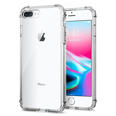 #ad Crystal Clear TPU Shockproof Case for iPhone 7 Plus 8 Plus Protect with Style