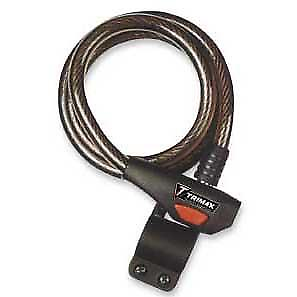 #ad Trimax Trimaflex Coiled Lock 72in. Cable with Quick Release Lock TKC126
