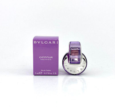 #ad BVLGARI OMNIA AMETHYSTE EAU DE TOILETTE 5 ml 0.17 fl.oz miniperfume new in box