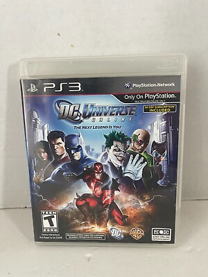 #ad PS3 DC Universe Online Video Game The Next Legend is You Multiplayer Online 720p