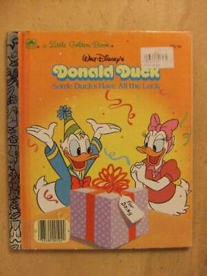 #ad Walt Disneys Donald Duck: Some Ducks Have All the Luck Hardcover GOOD