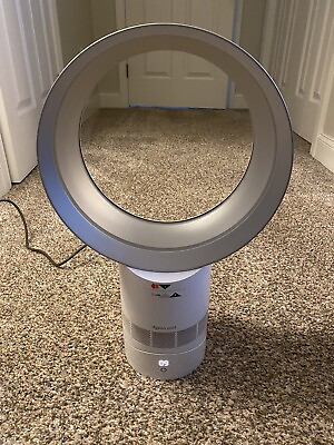 #ad Dyson white AM06 10quot; air multiplier tilting fan NO remote Tested and Working