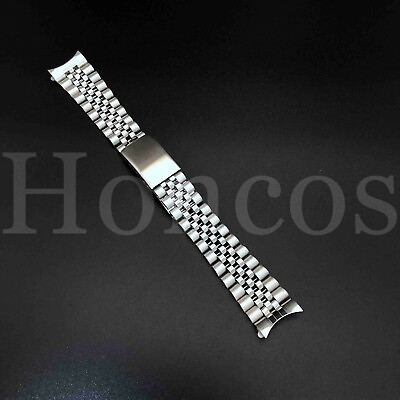 #ad 20MM JUBILEE WATCH BAND BRACELET HEAVY STAINLESS STEEL FITS FOR ROLEX