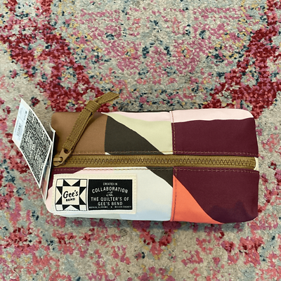 #ad Gees Bend Multi Color Patch Color Cosmetic Bag