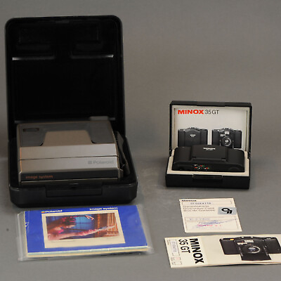 #ad Great in Almost Mint Box. Polaroid Camera amp; Minox 35GT