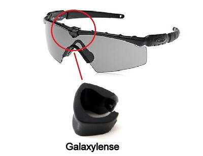 #ad Galaxy Replacement Clip Rubber Kit For Oakley Si Ballistic M Frame 2.0 3.0 Black