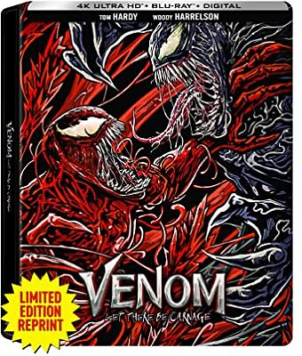 #ad New Steelbook Venom: Let There Be Carnage 4K Blu ray Digital