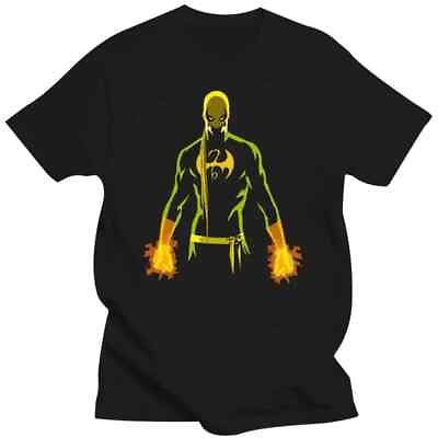 #ad Mens clothing iron fist black T shirt