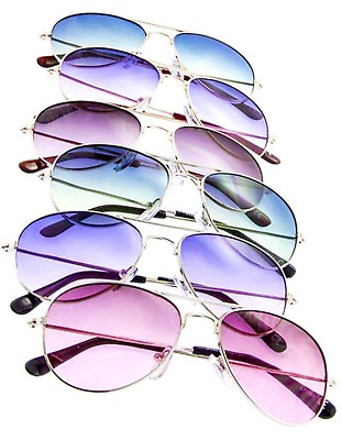 #ad GIRLS Ombre Aviator Sunglasses