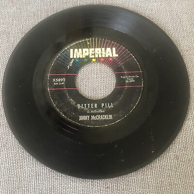 #ad Jimmy McCracklin Bitter Pill Head Over Flip 7quot; Vinyl 45 RPM 1962 Funk Soul