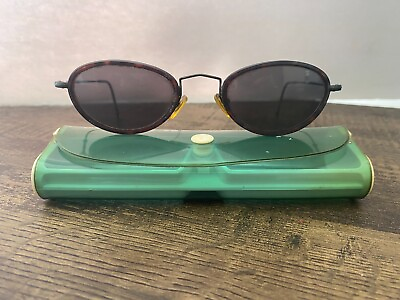 #ad Vintage Giorgio Armani Sunglasses Oval Tortoise 248 S 993 135 $22.99