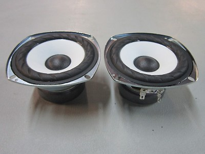 #ad NEW 2 SONY 4quot; Woofer Speakers.Replacement Pair.22 ohm.four inch pin cushion.