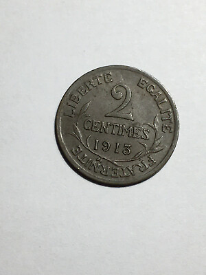 #ad Mint France 2 Cents Since 1913