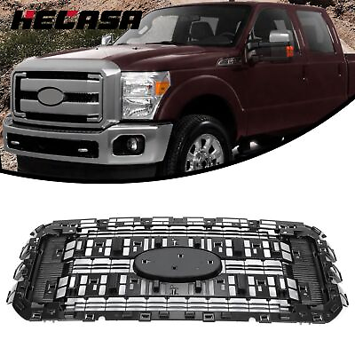 #ad Grille Bracket Grill Upper For 2011 2016 Ford F 250 F 350 F 450 F 550 Super Duty