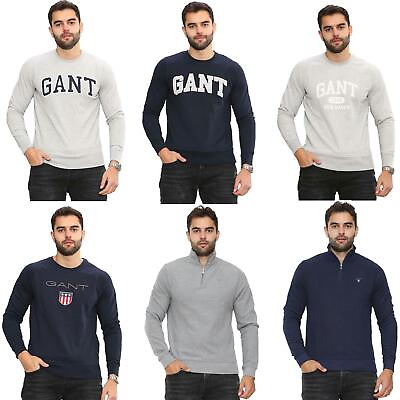 #ad Gant Mens Sweatshirt Casual Crew Neck Designer Pullover Winter Classic Jumper