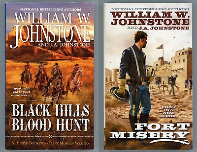 #ad Johnstone Western Adventure 2 Book Bundle Paperback by William Johnstone