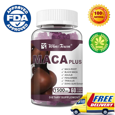 #ad 100% Natural Maca Root Plus Butt Firming BBL Gummies for Butt Hips Enlargement