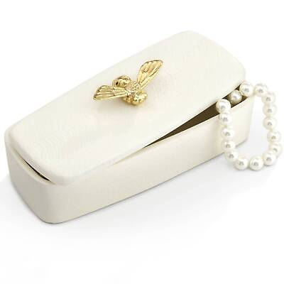 #ad Honey Jar Matte White Rectangular Box with Lid