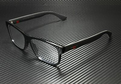 #ad Gucci Men#x27;s Eyeglasses GG0176OA 001 Black Full Rim Optical Frame 56mm