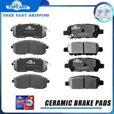 #ad For Nissan Altima 2007 2010 2011 2012 2013 Front amp; Rear Ceramic Brake Pads