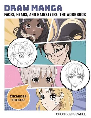 #ad Beginner#x27;s Guide to Drawing Manga Faces Heads and Hair Design Originals S...