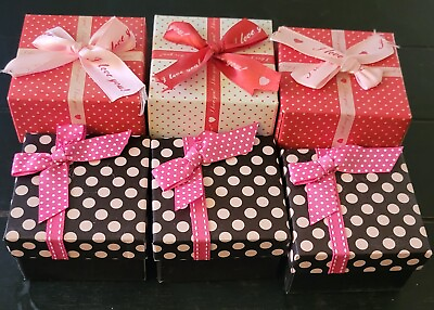 #ad Mini Gift Boxes Set Of 6 $10.00