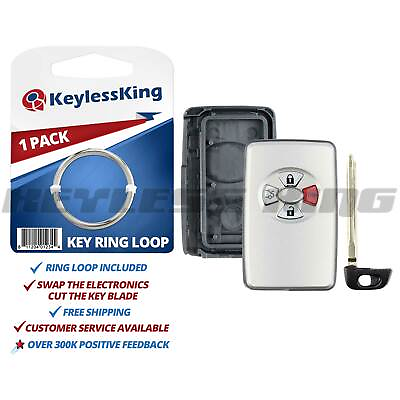 #ad New Keyless Entry Remote Key Insert Shell Case for 2005 2006 2007 Toyota Avalon