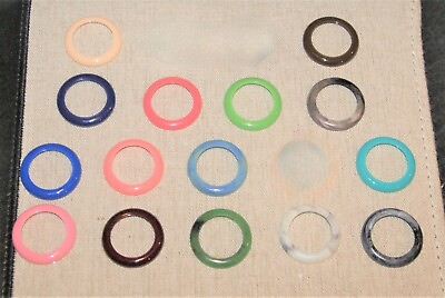 #ad New Gucci Vintage Interchangeable Plastic Bezels Sold Separately 15 Colors