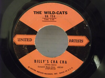 #ad The Wild Cats United Artists 154quot;Billy#x27;s Cha Chaquot;US7quot; 45 instrumentalMint