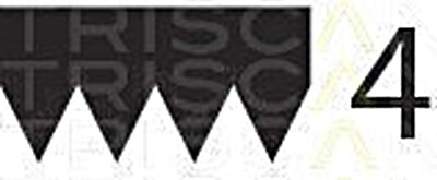 #ad TRISCAN V Ribbed Belt Black For ASTON MARTIN BMW DAIHATSU FIAT GEO 88 19 9118367