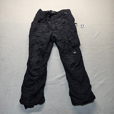 #ad Slalom Black Ski Pants Snow Snowboard Winter Adult Men#x27;s’ Size XL Extra Large