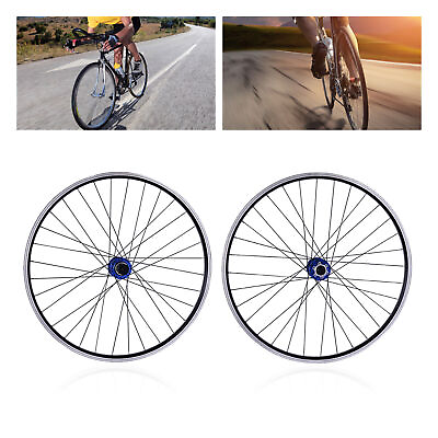 #ad 29 Inch Mountain Bike Wheelset Aluminum Alloy Rim Disc Brake MTB Wheelset Blue