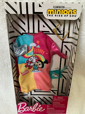 #ad Barbie  Minions T Shirt Dress Sunglasses Wrist  Clutch   NRFP         