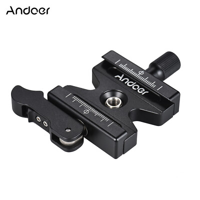 #ad Andoer Quick Release Plate Clamp for Arca Swiss Tripod Ball Head QR Plate V6L1 $16.35