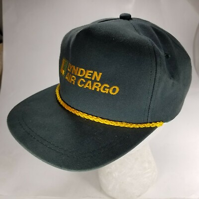 #ad Lynden Air Cargo Alaska Fleet Jet Leather Strapback K Products Brand USA Hat Cap