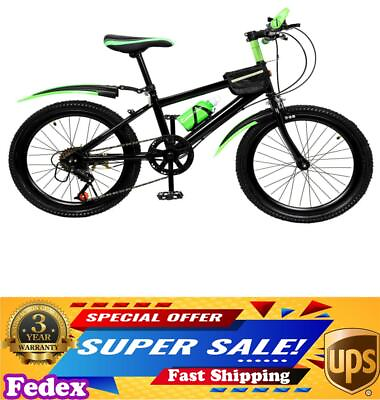 #ad 20 Inch Child Bike Mountain Bike High Carbon Steel Bicycle 7 Speed City Bike