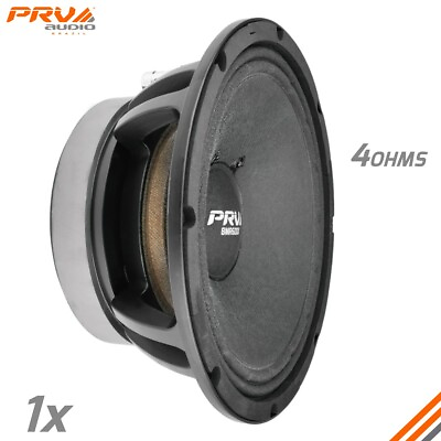 #ad 1x PRV Audio 8MR600X 4 Car Audio Midrange 8quot; Speakers 600w 4 Ohms 98dB X Series