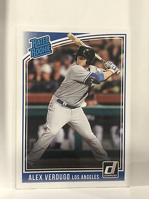#ad 2018 Donruss #45 Alex Verdugo Rated Rookie RC Yankees Red Sox