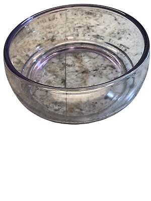 #ad EAPG Sun Purple heavy glass serving bowl
