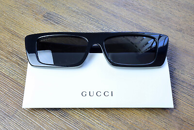 #ad Gucci GG1331S 001 54mm Square Sunglasses in Black and Gray Lens