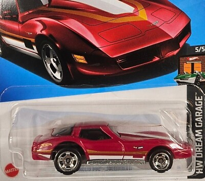 #ad Hot Wheels Corvette Stingray #109 HW Dream Garage 5 5 Mattel Diecast Toy Car