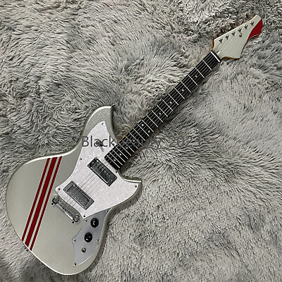 #ad Unbranded Light Aging Factory J Electric Guitar Inca Silver Racing Stripes