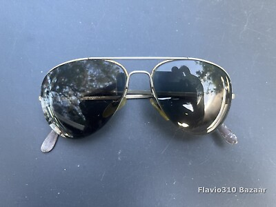 #ad Vintage Aviator Half Rim Eyeglasses Sunglasses FRAME ONLY
