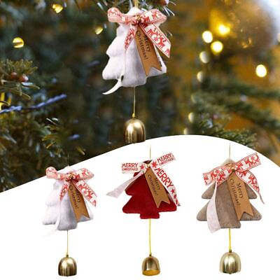 #ad Christmas Tree Hanging Pendants Bell Merry Christmas Decorations for Home