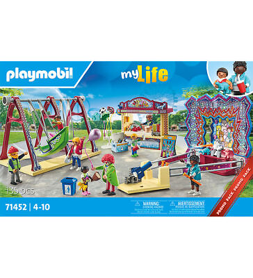 #ad PLAYMOBIL #71452 Fun Fair Amusement Park NEW
