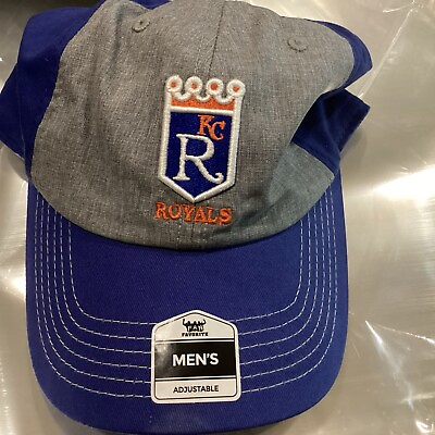 #ad Kansas City Royals Baseball Cap Hat Adjustable One Size OSFM NWT T4 T5