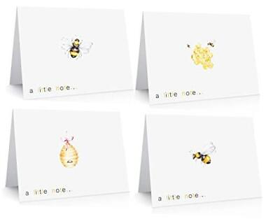 #ad 20 Blank Cute All Occasion Bee Greeting Cards made from Recycled Bee Note Cards