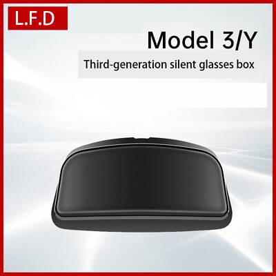 #ad Silent Holder for Car Sun Visor Eye Glasses Storage Case for Tesla Model 3
