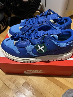 #ad Nike Air Dunk Jumbo Shoes Univ Blue Game Royal Mens Size 10 NEW Stock X Verified