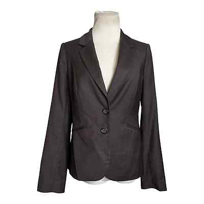 #ad The Limited brown lined 2 button blazer size 2